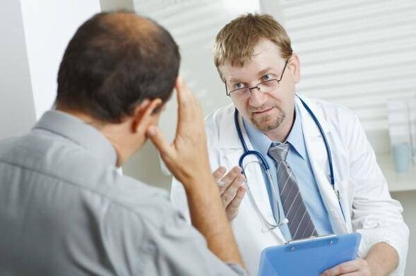 consultation avec un médecin pour prostatite